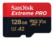128 GB MicroSDXC SANDISK Extreme PRO R170/W90 C10 U3 V30 A2