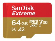 64 GB MicroSDXC SANDISK Extreme R160/W60 ActionCams/Drones