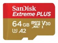 64 GB MicroSDXC SANDISK Extreme Plus R170/W90 C10 U3 V30 A2