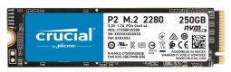 250 GB SSD Crucial P2 3D NAND NVMe PCIe M.2 (CT250P2SSD8)