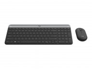 Logitech MK470 Slim Combo Tastatur-Maus Set Graphit