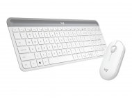 Logitech MK470 Slim Combo Tastatur-Maus Set Weiss