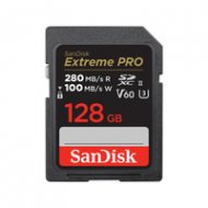 128 GB SDXC CARD SanDisk Extreme PRO UHS-II V60 280/100MB